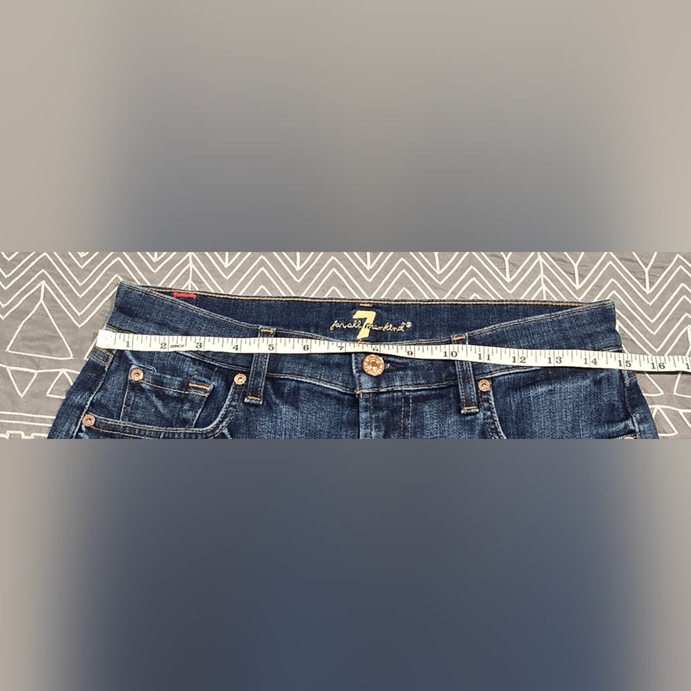 7 For All Mankind Relaxed Mid Roll Shorts Size 26 - Picture 4 of 9